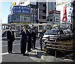 水戸駅頭での街頭演説会