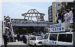 土浦駅での街頭遊説