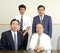 清水市長と記念撮影