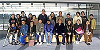 十王町の身体障害者福祉協議会のみなさんの記念撮影