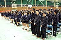 県立多賀高校卒業式に参列