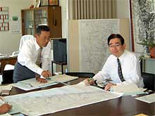 高萩土木事務所で説明聴取