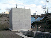 大沼川の調整池