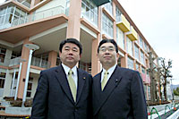 市立駒王中学校前で