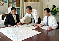 高萩土木事務所から平成１５年度予算箇所付け説明聴取