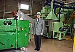 日製日立工場RDFプラントを視察