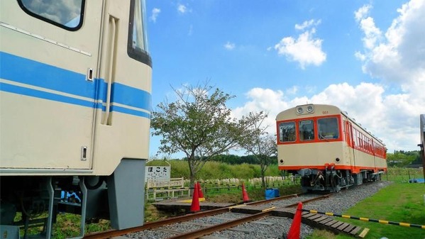 廃線となった鹿島鉄道・鉾田線の車両