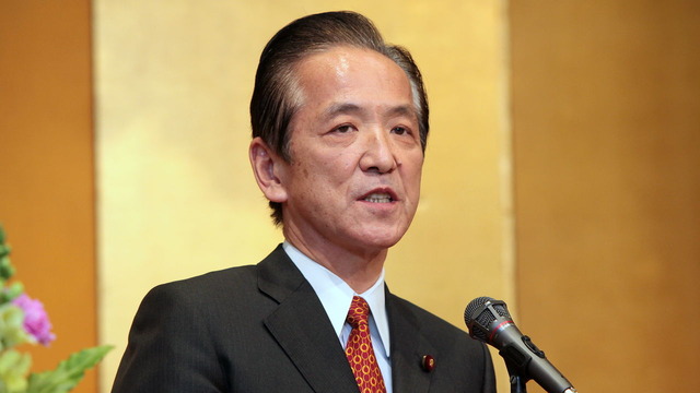 中村喜四郎衆議院議員の挨拶