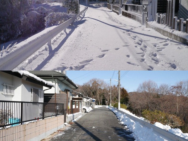 自宅前の除雪状況