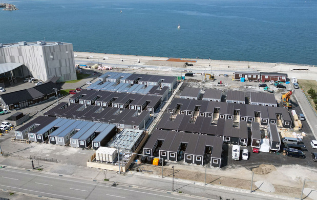 輪島市キリコ会館・マリンタウンの仮設住宅