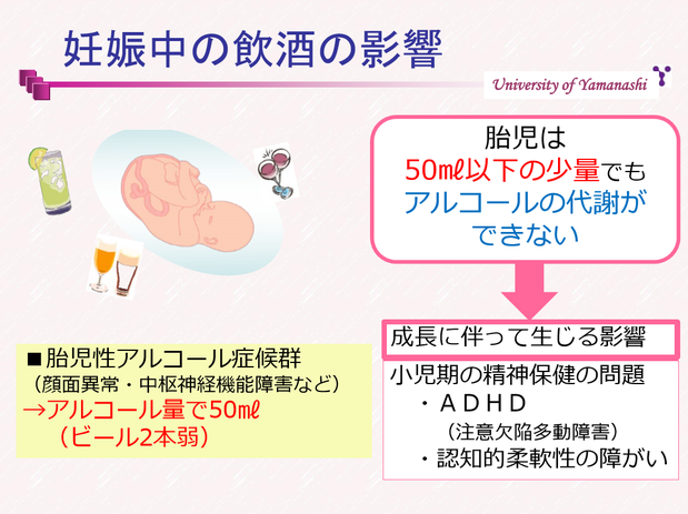 妊婦と飲酒