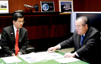 橋本知事が高速道路整備促進について要望