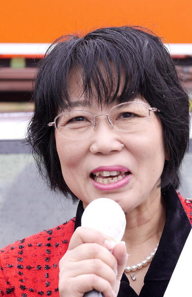 小美玉市議選：うえき弘子候補