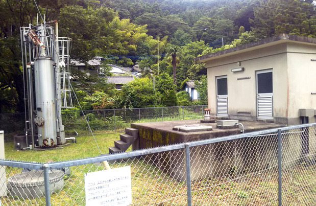 太平田地区の簡易水道施設