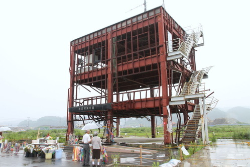 南三陸町の防災庁舎