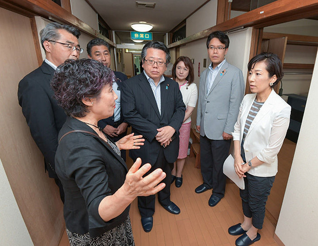 婦人保護施設で横田千代子代表