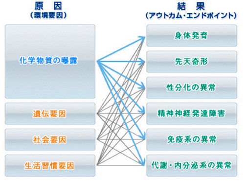 出産前後の環境影響と子どもへの健康影響