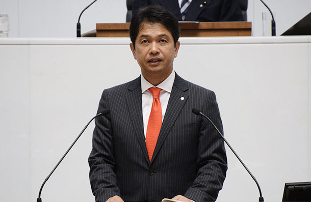 大井川新知事の所信表明演説