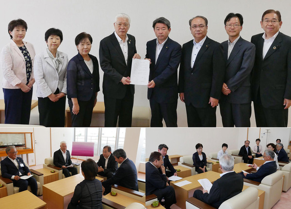 小川春樹日立市長に小中学校、幼稚園へのエアコン設置要望