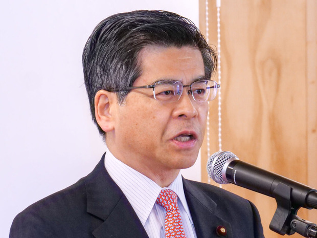 来賓挨拶：石井啓一衆議院議員
