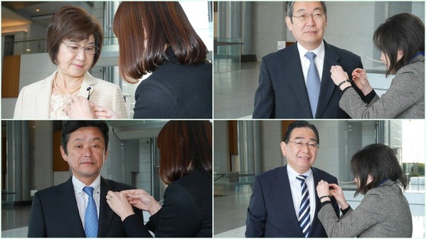 県議会初登庁