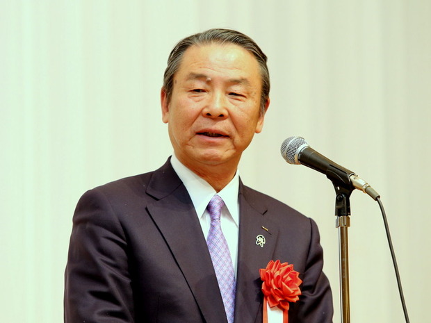 170128公明党新春の集い＜加倉井豊邦ＪＡ会長の来賓挨拶＞