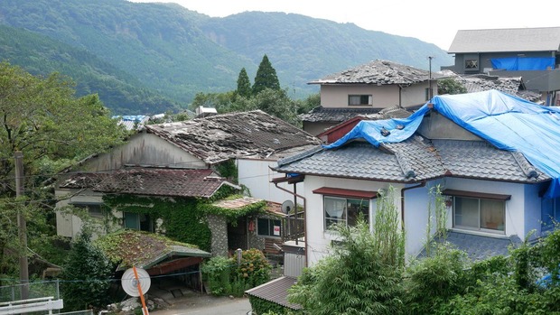 熊本地震調査：南阿蘇村立野地区