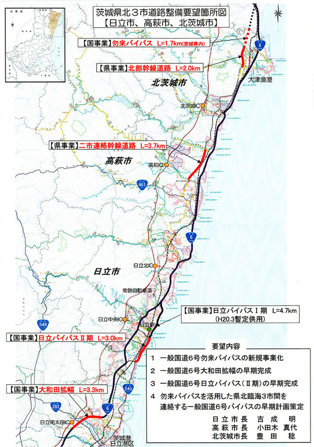 道路整備要望