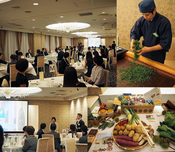 三越日本橋本店特別食堂にて茨城の魅力を食べ尽くす特別食事会