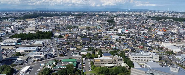 茨城県庁からの眺望