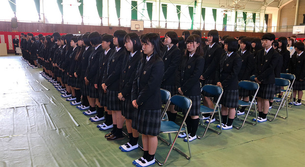 県立多賀高校入学式