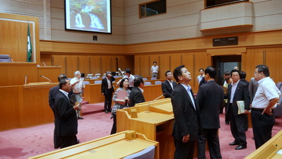 三重県議会本会議場