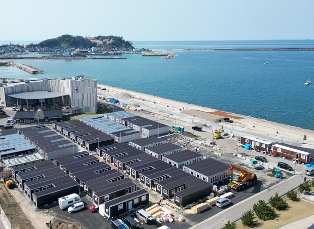 輪島市キリコ会館多目的広場仮設住宅