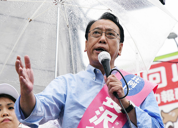 参院選比例区長沢ひろあき候補
