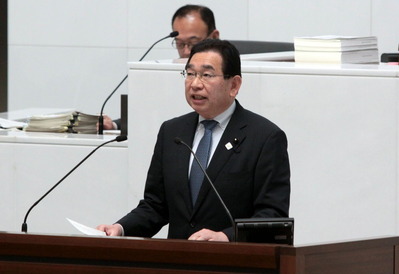 3月3日代表質問する井手県議