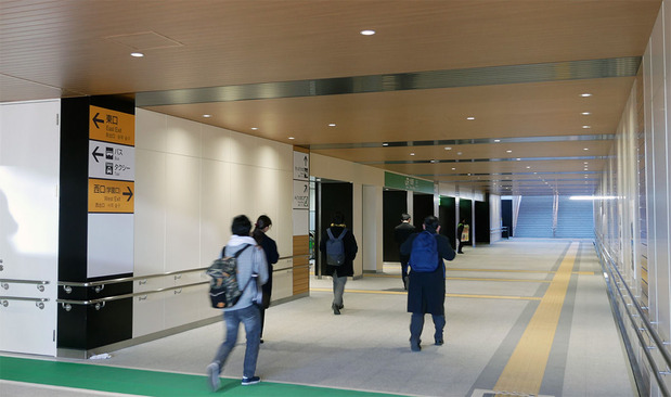 大甕駅東西自由通路