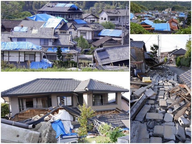 熊本地震＜益城町の被害状況＞
