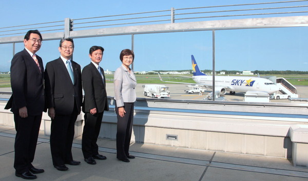 茨城空港視察