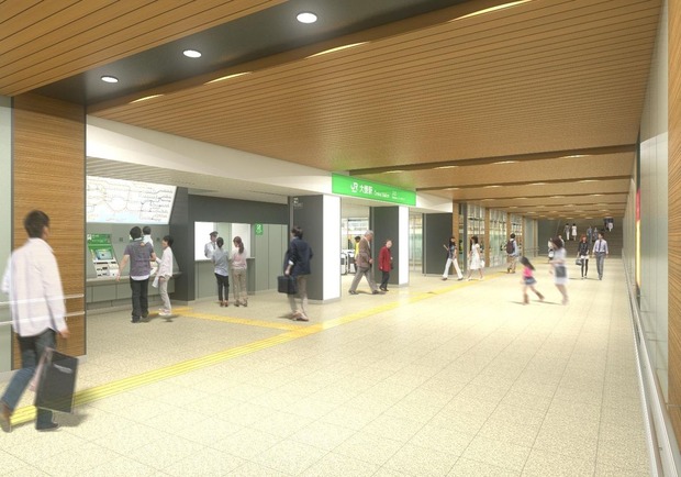 ＪＲ大甕駅の完成予想図