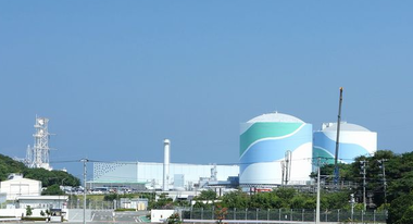 九州電力川内原発遠景