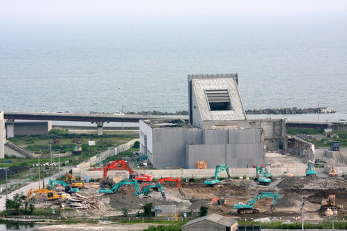 解体された石巻市立病院