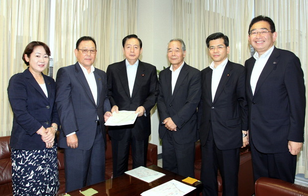 県北３市長の国交大臣要望