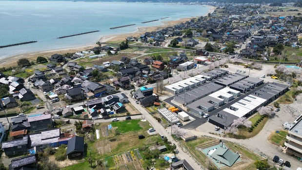 珠洲市の仮設住宅