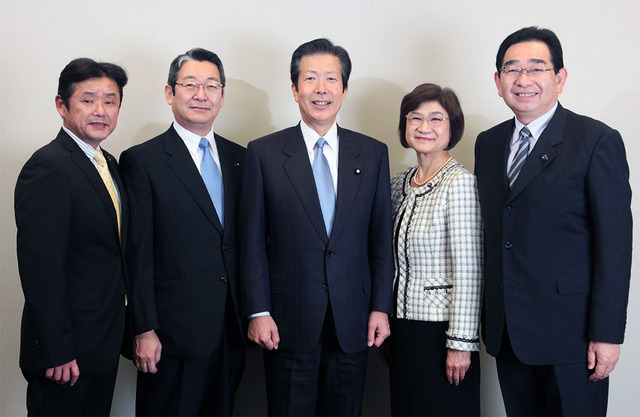 山口代表との意見交換