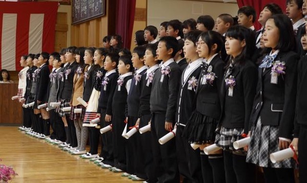 金沢小学校卒業式