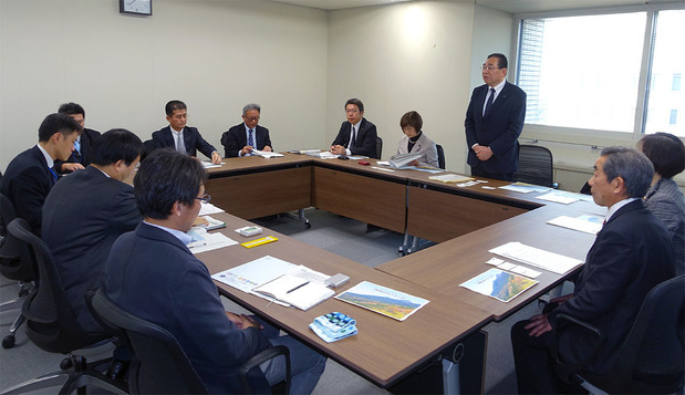 井手県議ら公明党の資源エネルギー庁への要望