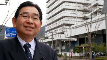 広島県呉市役所前で井手よしひろ県議