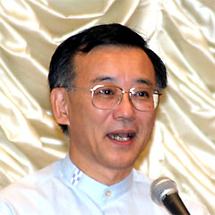 講演する谷垣財務大臣