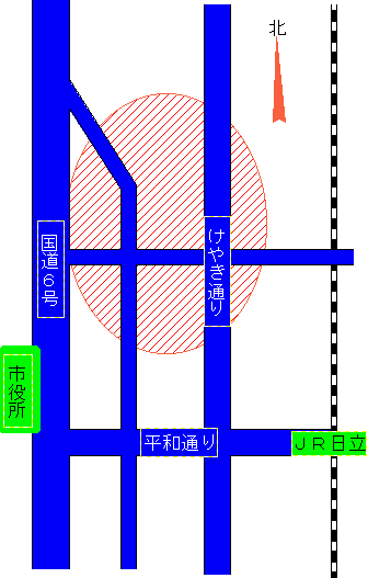 不審火が多発する日立市本宮町・神峰町